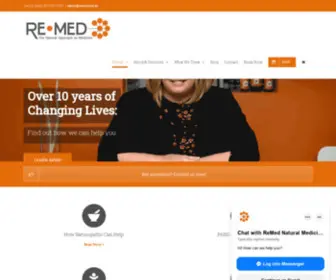 Remed.com.au(ReMed Natural Medicine Clinic) Screenshot