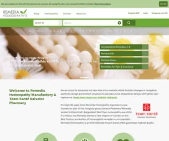 Remedia-Homeopathy.com(Remedia Homeopathy) Screenshot