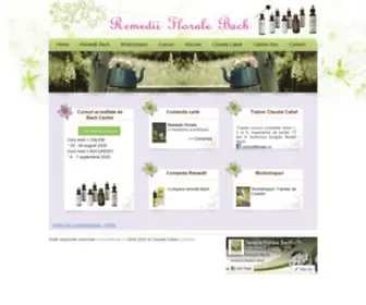 Remediiflorale.ro(Remedii Florale Bach) Screenshot