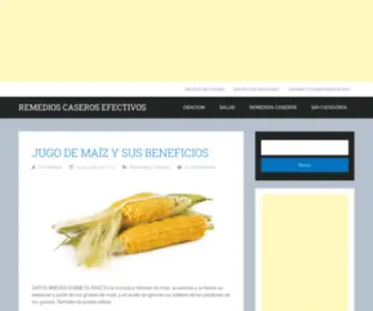 Remedioscaserosefectivos.info(Otro sitio realizado con WordPress) Screenshot