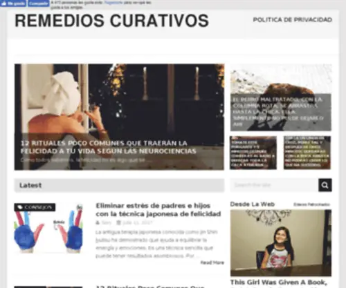 Remedioscurativos.com(Remedios curativos) Screenshot