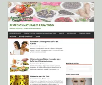 Remediosnaturalespara.org(Remedios Naturales Para Todo) Screenshot