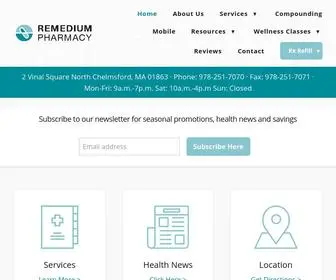 Remediumrx.net(Remedium Pharmacy) Screenshot