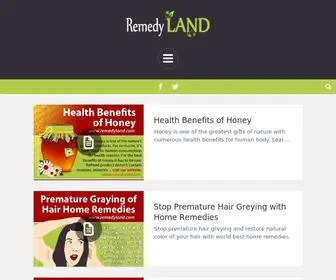 Remedyland.com(The purpose of this site Remedy Land) Screenshot
