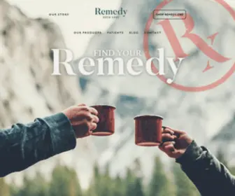 Remedymontana.com(Missoula Dispensary and CBD) Screenshot