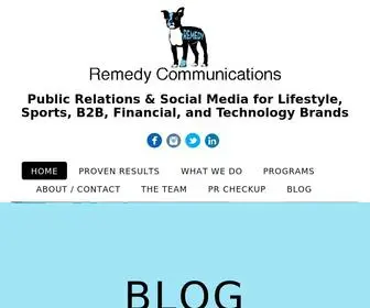 Remedypr.com(San Diego Public Relations and Social Media) Screenshot