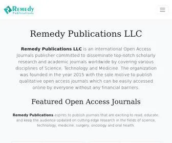 Remedypublications.com(Top Open Access Journals) Screenshot