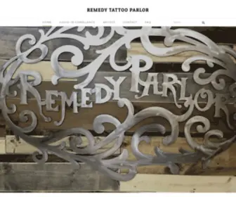 Remedytattooparlor.com(REMEDY TATTOO PARLOR) Screenshot