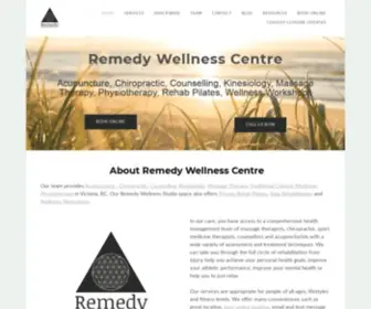 Remedywellness.ca(Remedy Wellness Centre) Screenshot