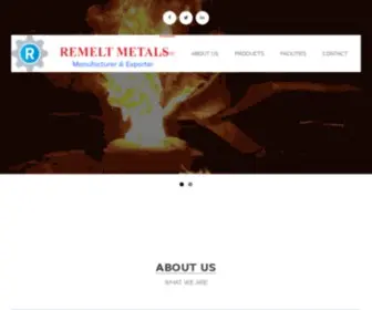 Remeltmetals.com(Remelt Metals) Screenshot