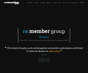 Remembergroup.com(Loyalty program) Screenshot