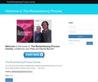 Rememberingprocesscourse.com(Remember Your Future Past) Screenshot