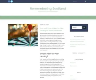 Rememberingscotlandatwar.org.uk(Personal finance advice and information) Screenshot