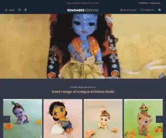 Rememberkrishna.com(Remember Krishna) Screenshot