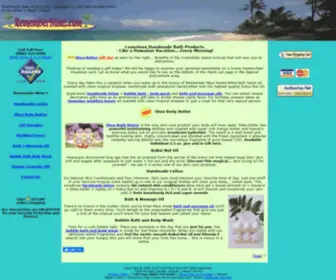 Remembermaui.com(HANDCRAFTED in Maui. Hawaiian made bath products) Screenshot