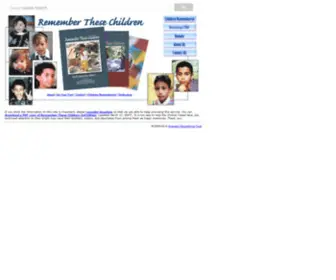 Rememberthesechildren.org(Remember These Children) Screenshot