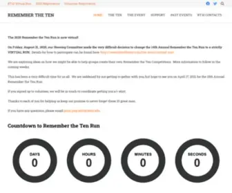 Remembertheten.com(Remember The Ten) Screenshot