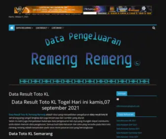 RemengRemeng.club(Data Result Toto KL) Screenshot