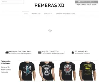 RemerasXD.com(Remeras de anime) Screenshot