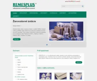 Remesplus.sk(REMESPLUS, s.r.o. | veľkoobchod s priemyselným tovarom) Screenshot