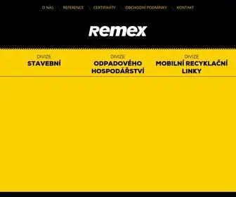 Remex.cz(REMEX a.s) Screenshot