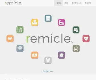 Remicle.net(My Website) Screenshot