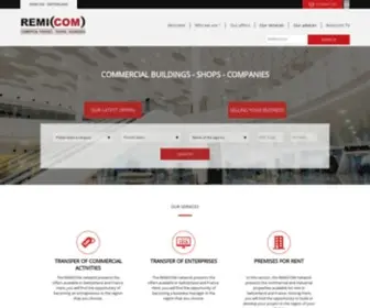 Remicom.com(Remicom Suisse : Achat et Reprise de Commerce et d’Entreprise en Suisse) Screenshot