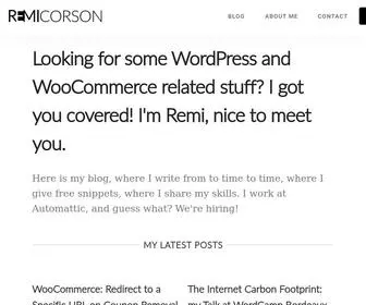Remicorson.com(Remi Corson) Screenshot