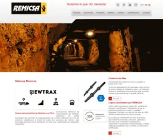 Remicsa.com(Representaciones Mineras y Comerciales) Screenshot