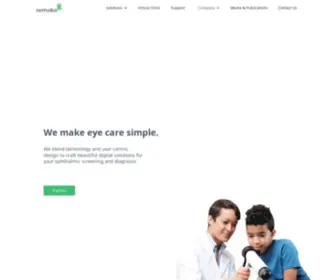 Remidio.com(Ophthalmic Devices for Eye Care Professionals) Screenshot