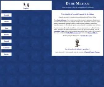 Remilitari.com(De re Militari) Screenshot