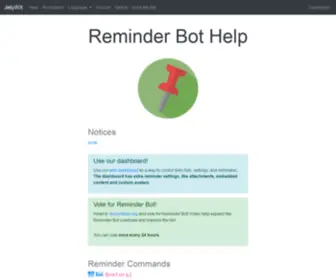 Reminder-Bot.com(Reminder Bot) Screenshot