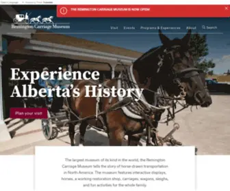 Remingtoncarriagemuseum.com(Remington Carriage Museum) Screenshot