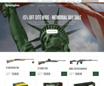 Remington.com(Remington) Screenshot