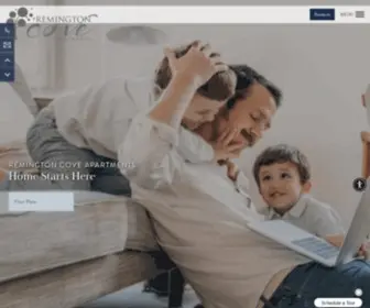 Remingtoncoveapts.com(Apple Valley) Screenshot
