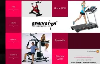 Remingtonfitness.in(Remington Fitness Equipments) Screenshot