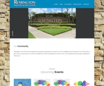 Remingtonmasterhoa.com(Remington Master Association) Screenshot