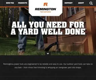 Remingtonpowertools.com(Remington Power Tools) Screenshot