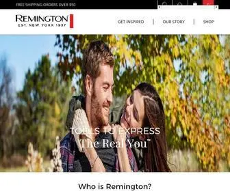 Remingtonproducts.com(Remington®) Screenshot