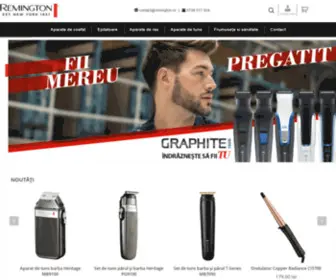Remington.ro(Toate produsele Remington) Screenshot