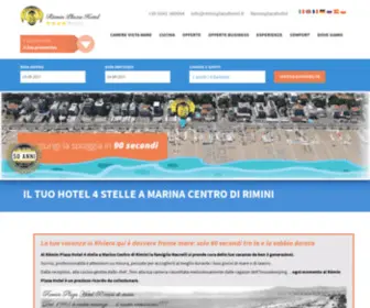 Reminplazahotel.it(Hotel 4 stelle Rimini Marina Centro hotel fronte mare) Screenshot