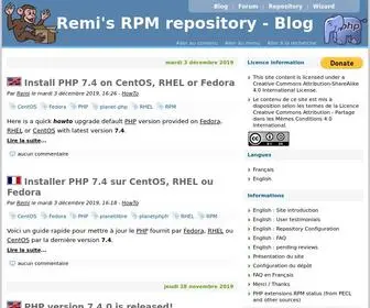 Remirepo.net(Remi's RPM repository) Screenshot