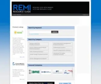 Remiresourceguide.com(REMI Resource Guide) Screenshot