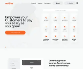 Remita.net(Electronic payment platform for Businesses & Individuals) Screenshot