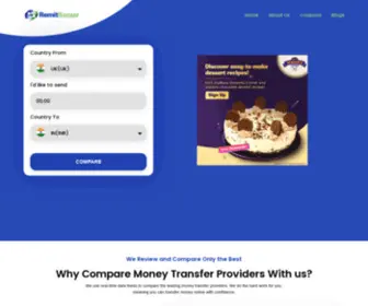 Remitbazaar.com(RemitBazaar offers a comparison of money transfer services and) Screenshot