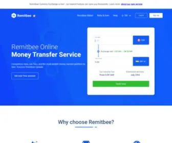 Remitbee.com(Remitbee International Money Transfer) Screenshot