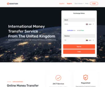 Remittven.co.uk(RemittVen Money Transfer to Venezuela) Screenshot