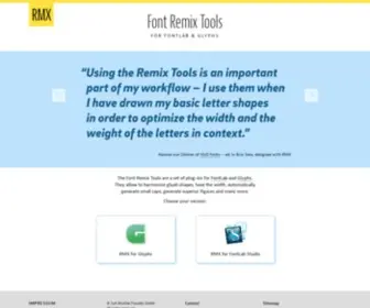 Remix-Tools.com(Font Remix Tools) Screenshot