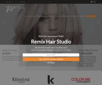 Remixhairstudio.com(Hair Salon Coquitlam) Screenshot