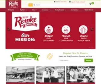 Remkes.com(Remke Markets) Screenshot